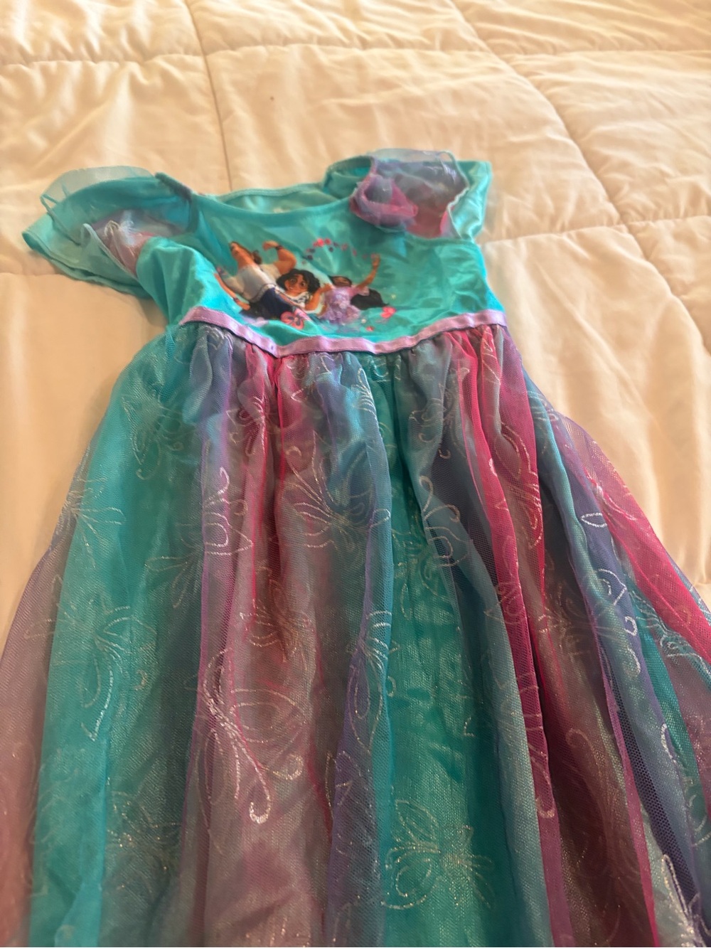 Disney Aqua and Purple Tulle Princess Dress Costume